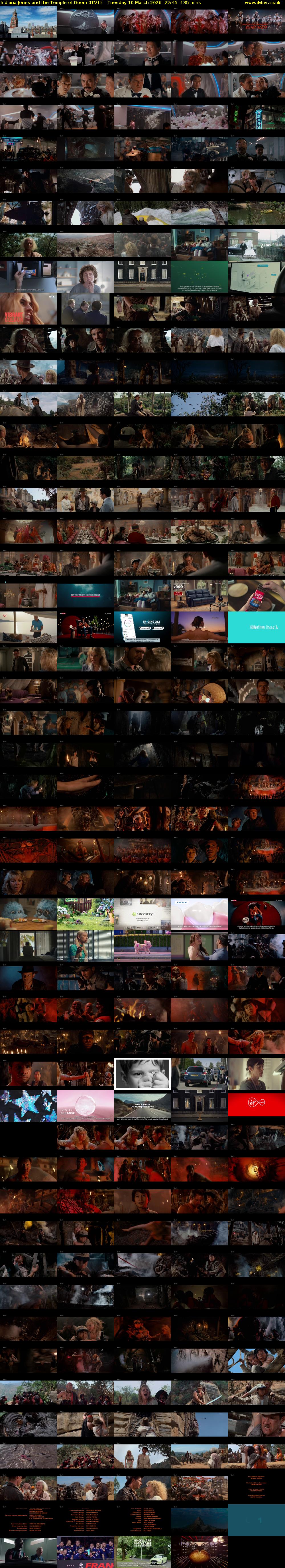 Indiana Jones and the Temple of Doom (ITV1) Tuesday 10 March 2026 22:45 - 01:00