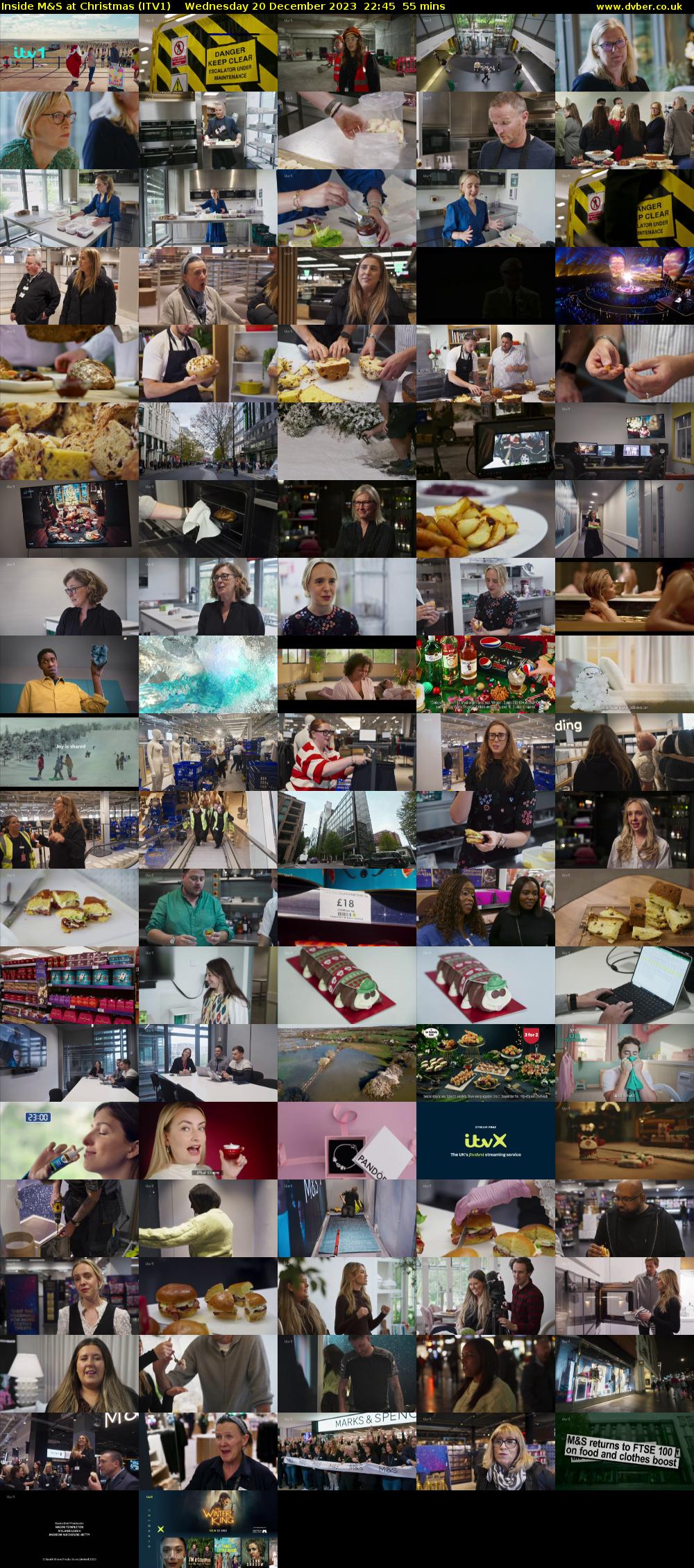 Inside M&S at Christmas (ITV1) Wednesday 20 December 2023 22:45 - 23:40