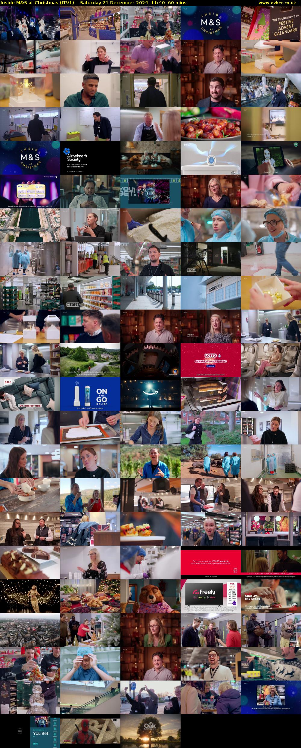Inside M&S at Christmas (ITV1) Saturday 21 December 2024 11:40 - 12:40
