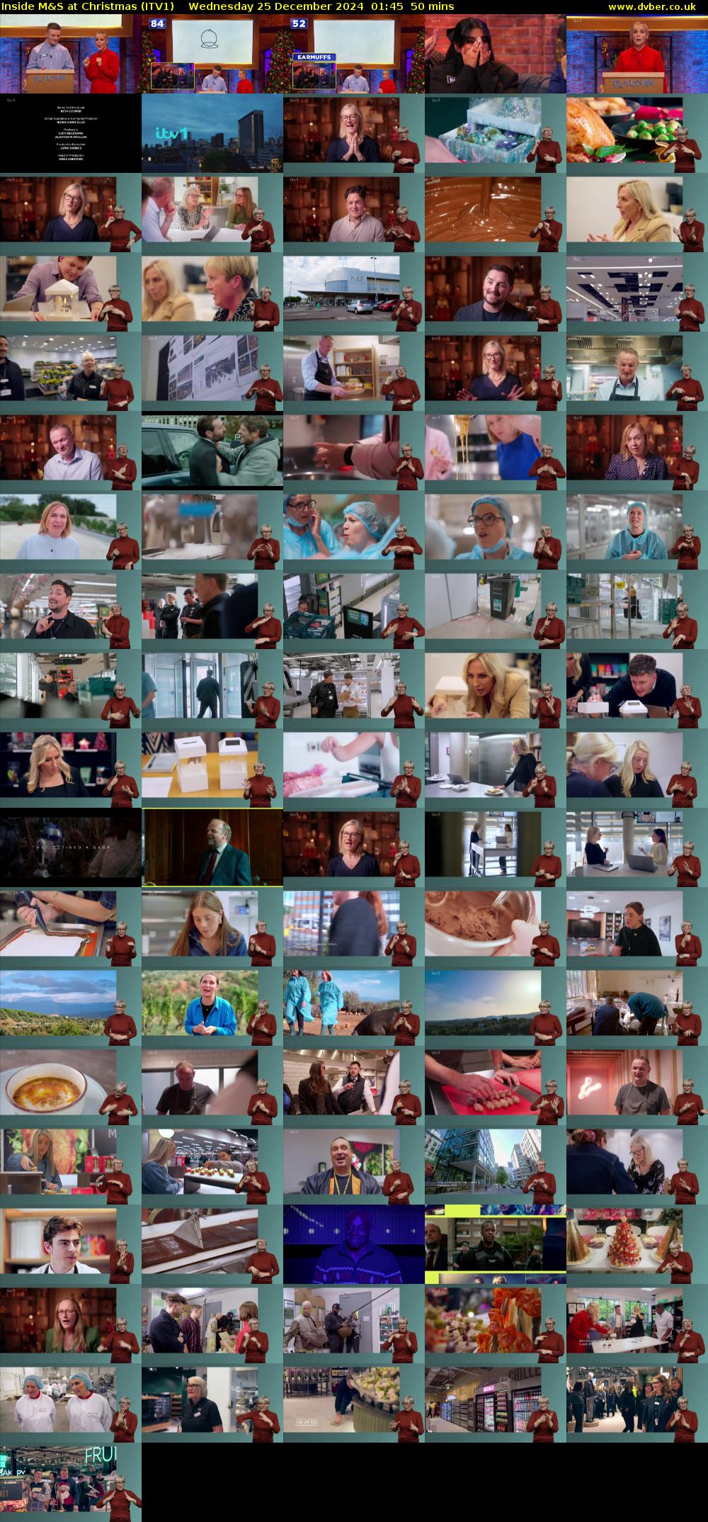 Inside M&S at Christmas (ITV1) Wednesday 25 December 2024 01:45 - 02:35