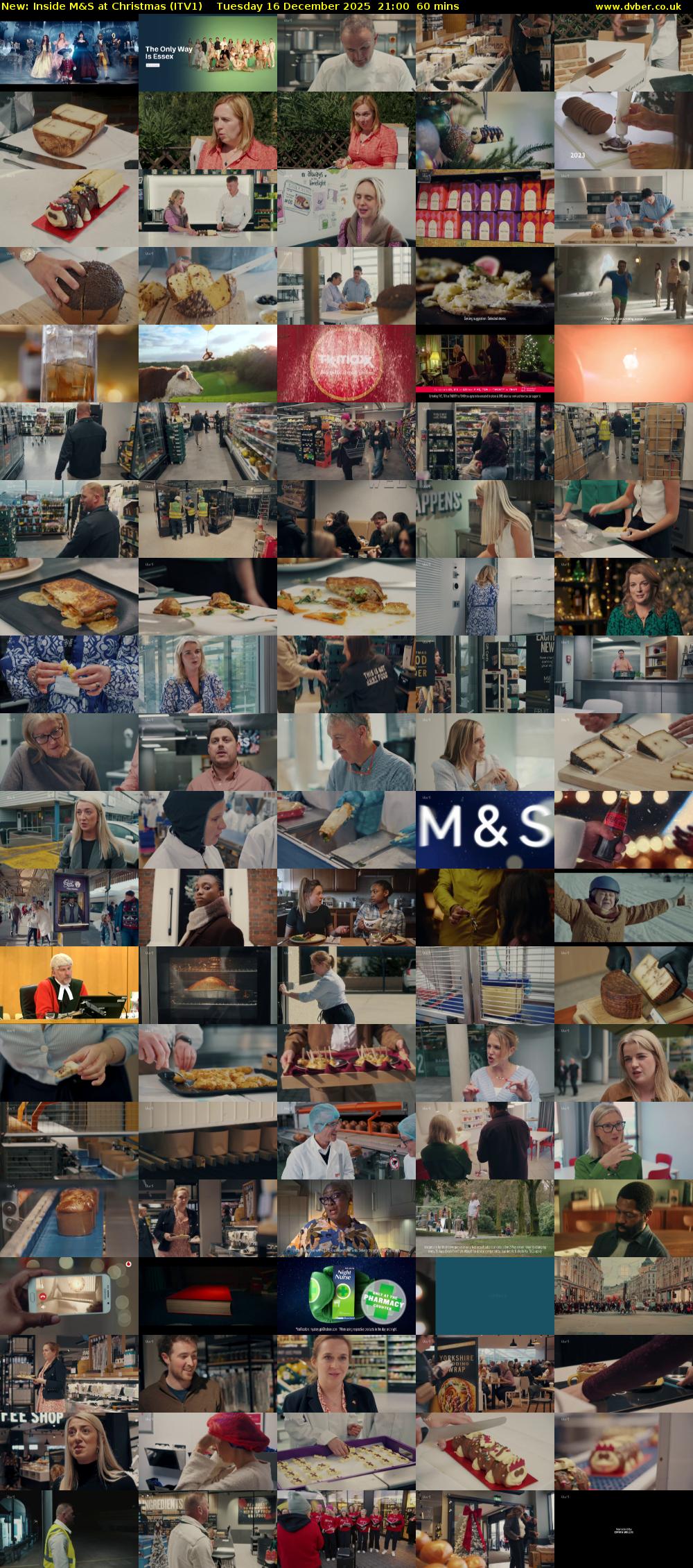 Inside M&S at Christmas (ITV1) Tuesday 16 December 2025 21:00 - 22:00