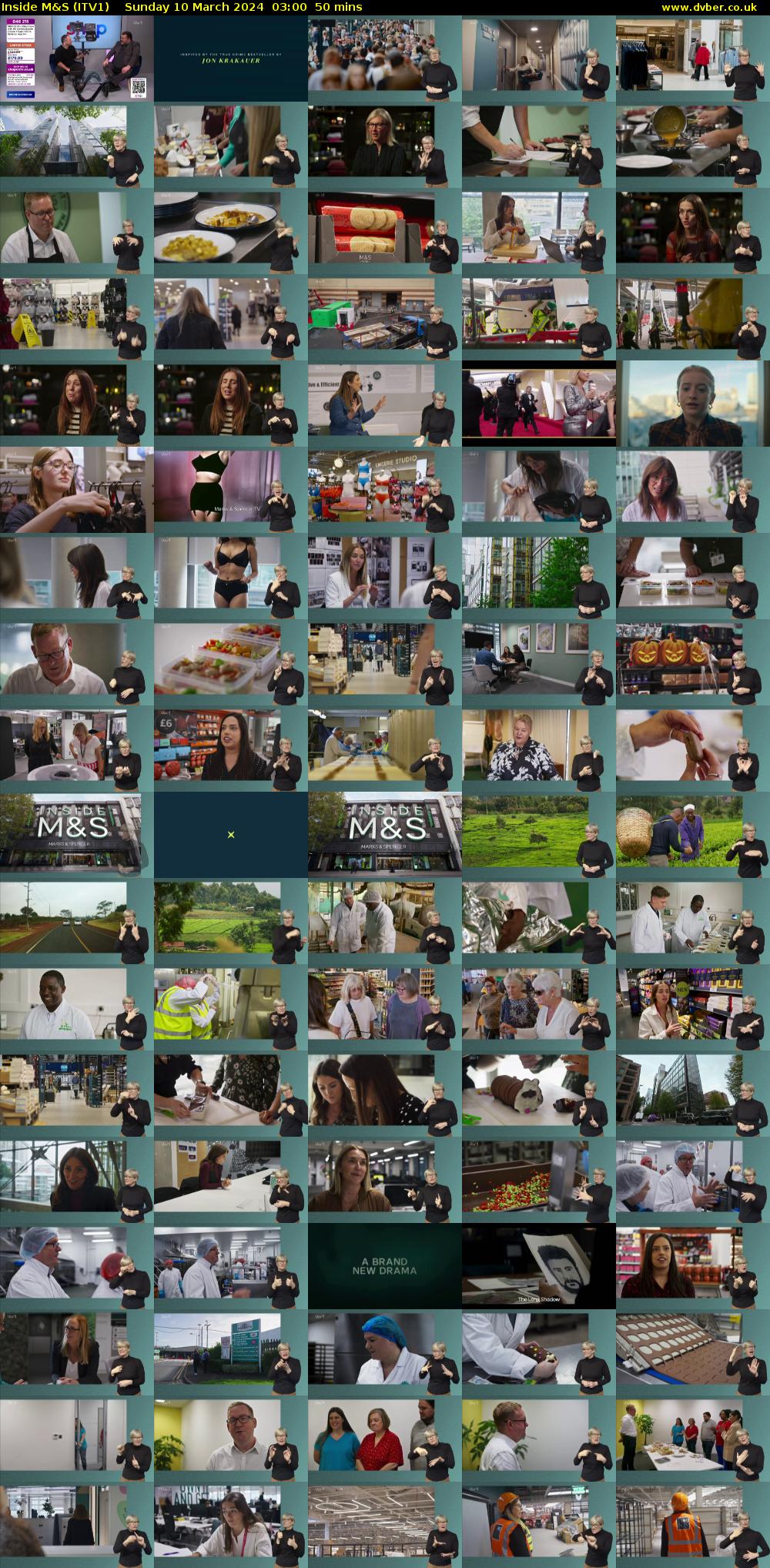 Inside M&S (ITV1) Sunday 10 March 2024 03:00 - 03:50