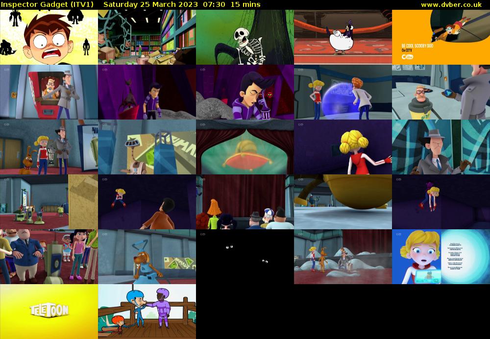 Inspector Gadget (ITV1) Saturday 25 March 2023 07:30 - 07:45