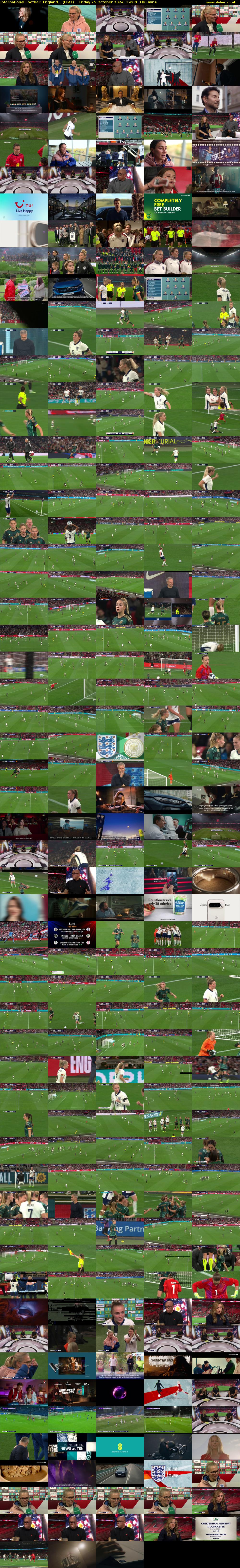 International Football: England... (ITV1) Friday 25 October 2024 19:00 - 22:00