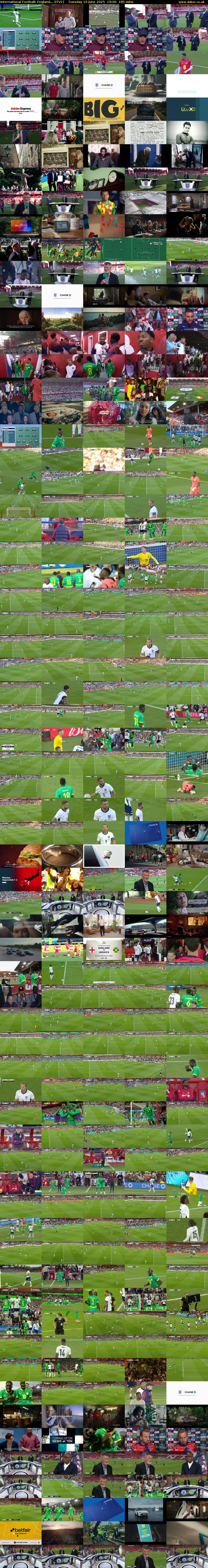 International Football: England... (ITV1) Tuesday 10 June 2025 19:00 - 22:05