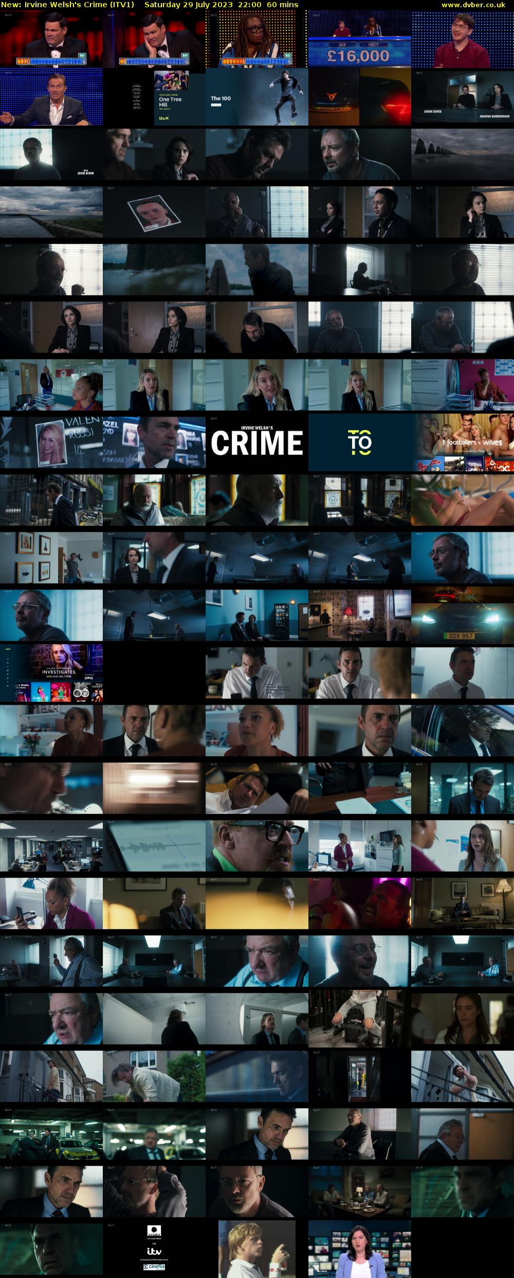 Irvine Welsh's Crime (ITV1) Saturday 29 July 2023 22:00 - 23:00