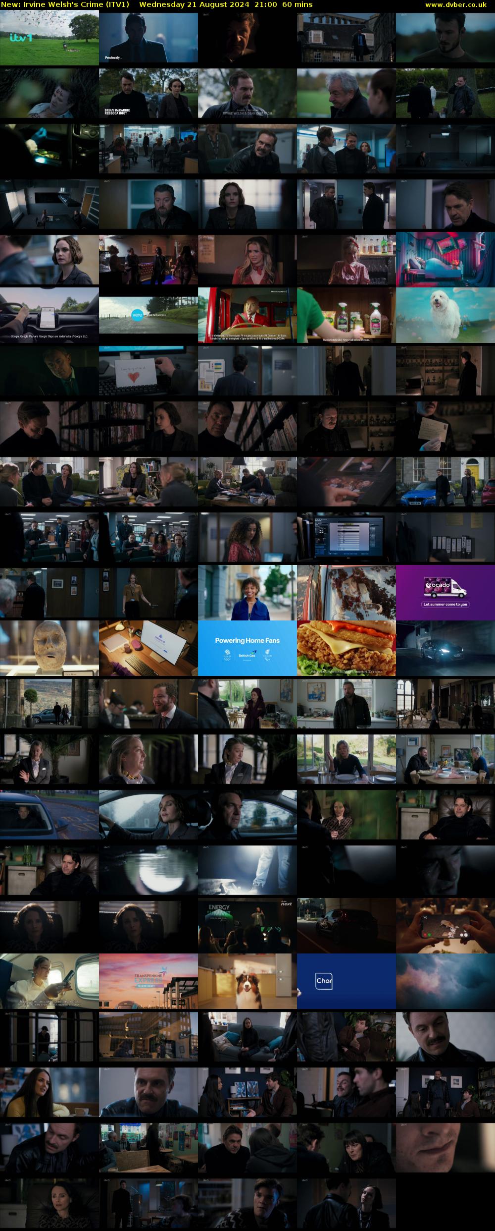 Irvine Welsh's Crime (ITV1) Wednesday 21 August 2024 21:00 - 22:00