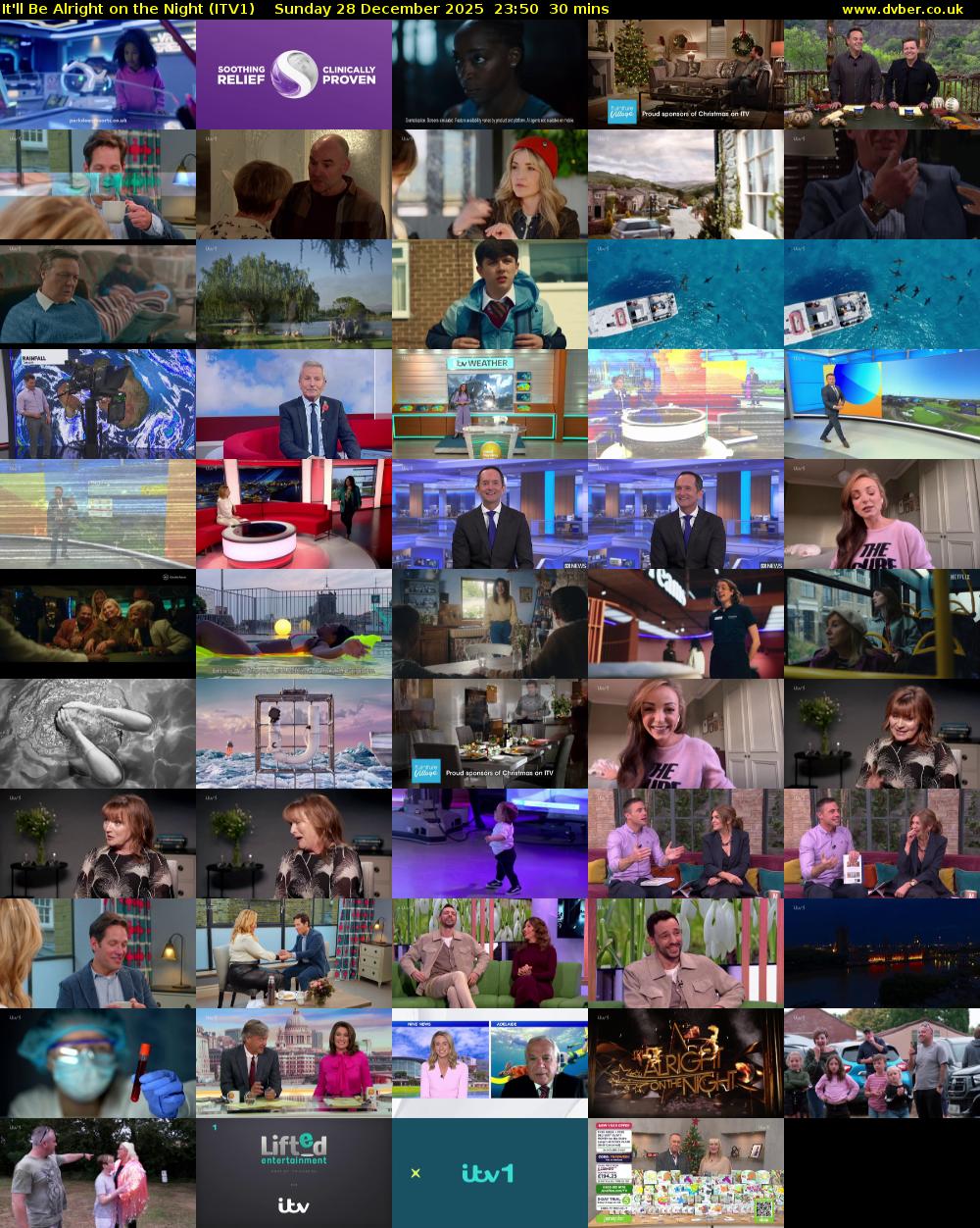 It'll Be Alright on the Night (ITV1) Sunday 28 December 2025 23:50 - 00:20