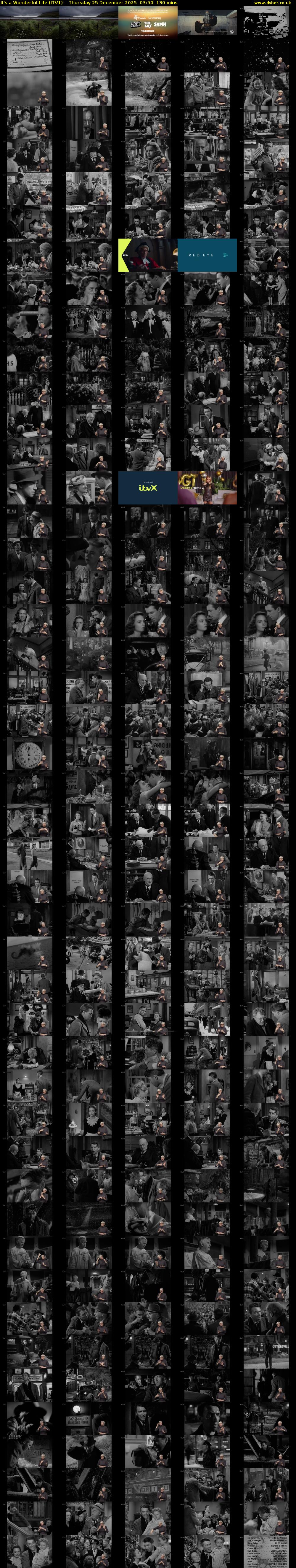 It's a Wonderful Life (ITV1) Thursday 25 December 2025 03:50 - 06:00