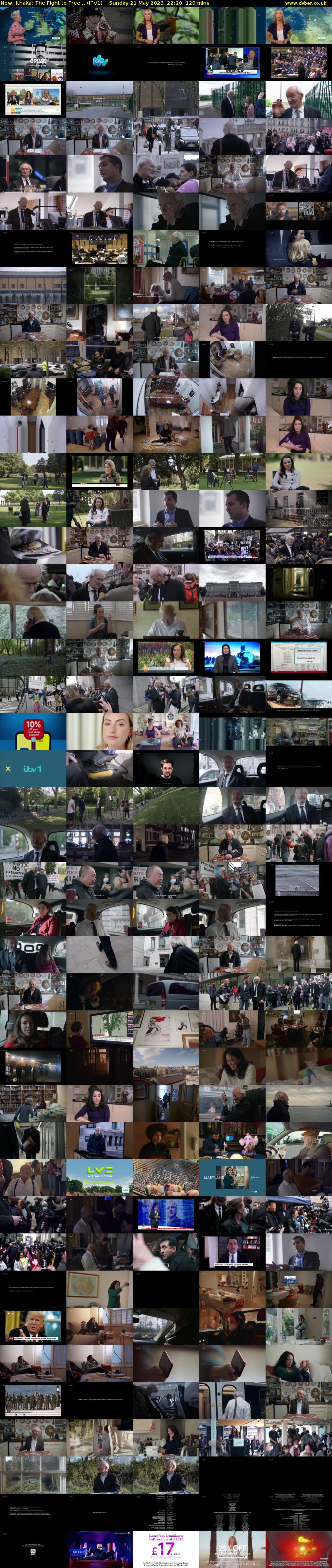 Ithaka: The Fight to Free... (ITV1) Sunday 21 May 2023 22:20 - 00:20