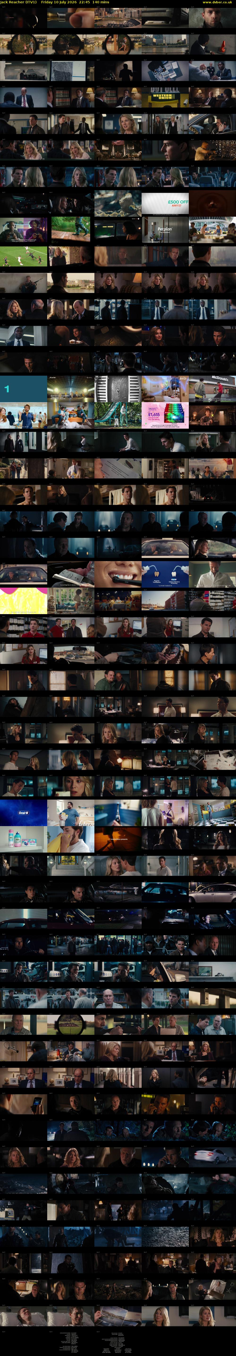 Jack Reacher (ITV1) Friday 10 July 2026 22:45 - 01:05