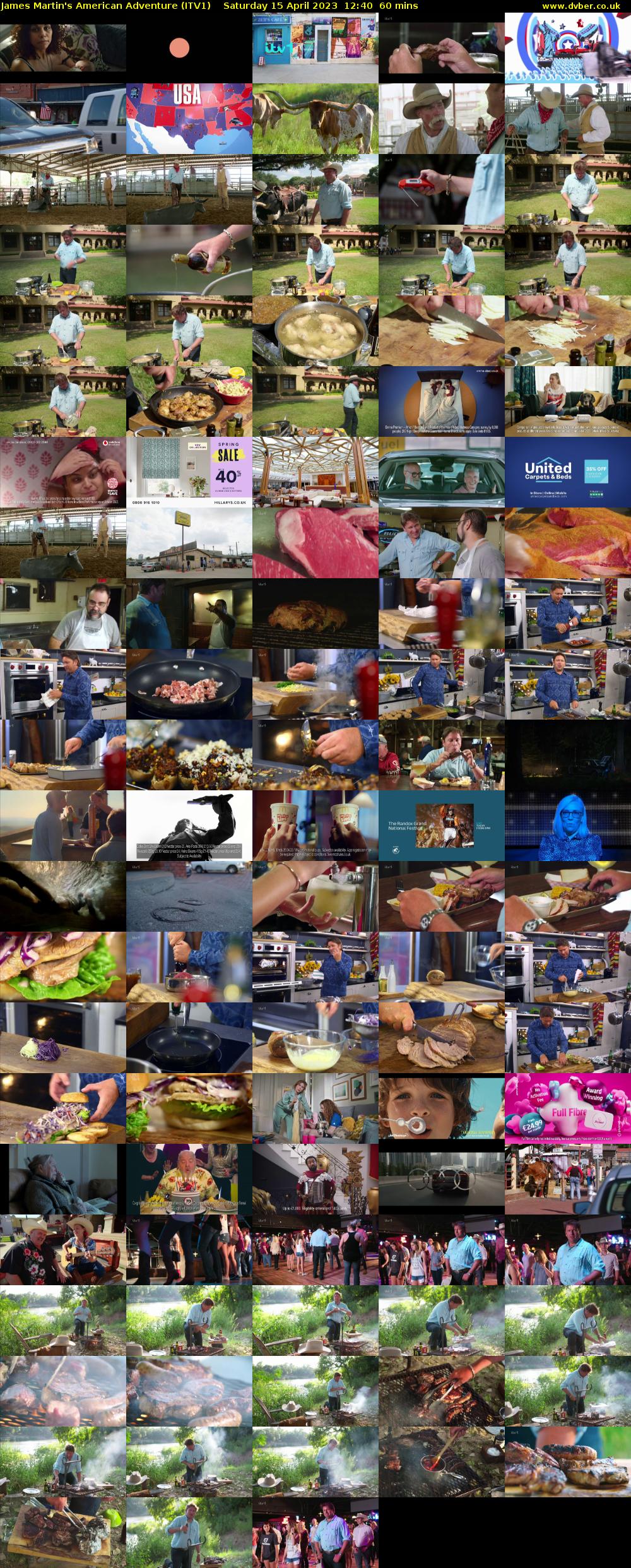 James Martin's American Adventure (ITV1) Saturday 15 April 2023 12:40 - 13:40