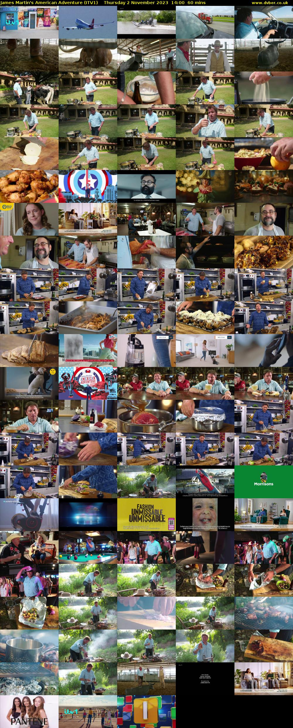 James Martin's American Adventure (ITV1) Thursday 2 November 2023 14:00 - 15:00