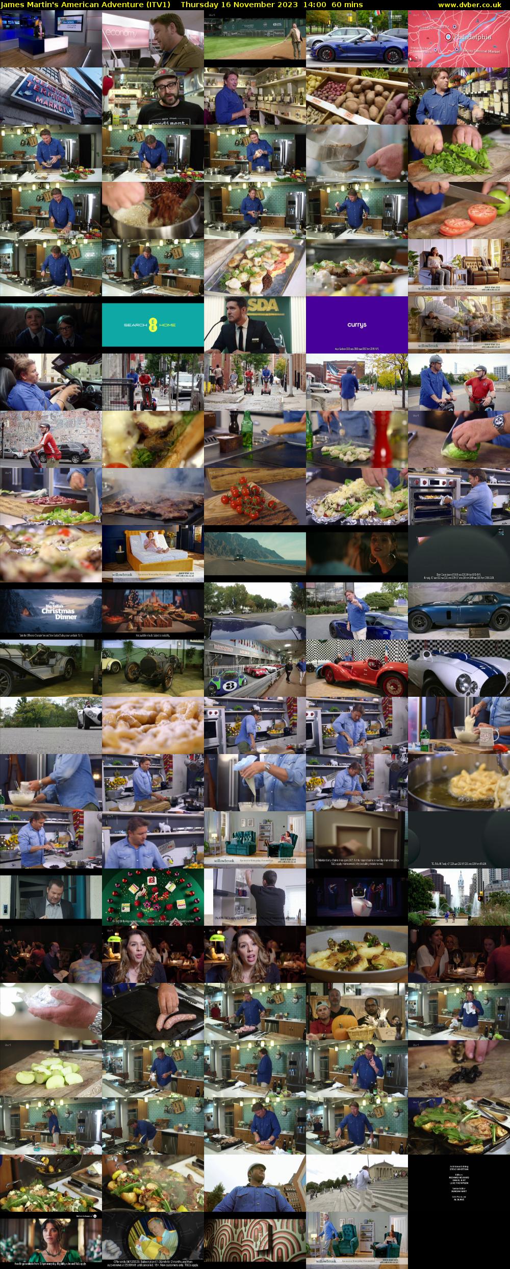 James Martin's American Adventure (ITV1) Thursday 16 November 2023 14:00 - 15:00