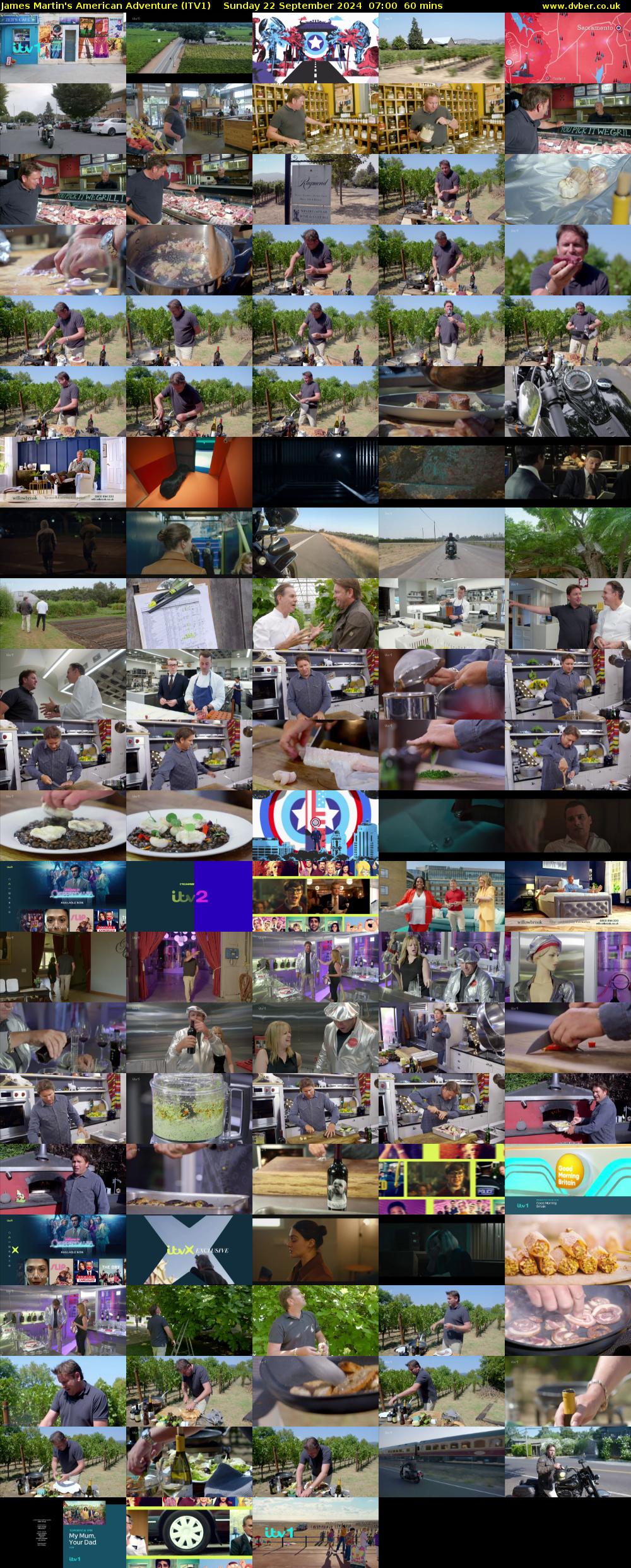 James Martin's American Adventure (ITV1) Sunday 22 September 2024 07:00 - 08:00