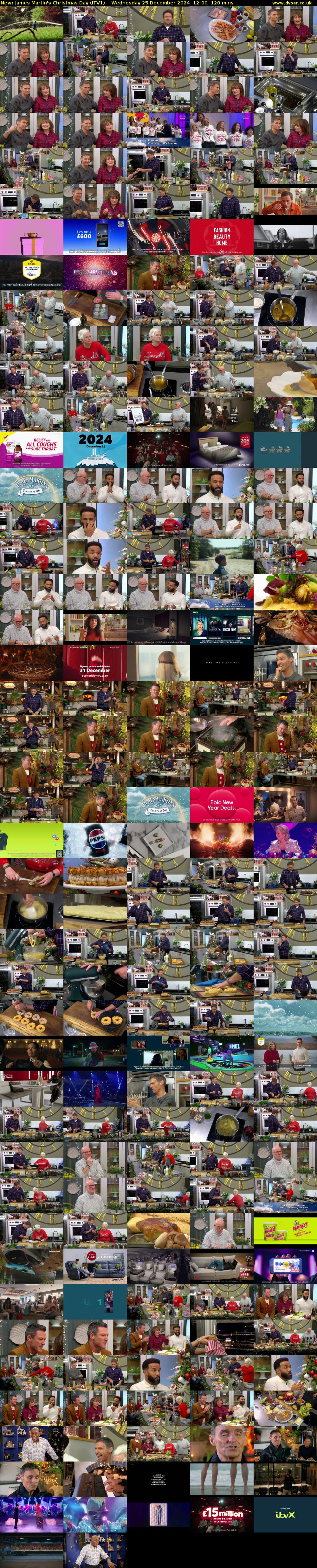 James Martin's Christmas Day (ITV1) Wednesday 25 December 2024 12:00 - 14:00