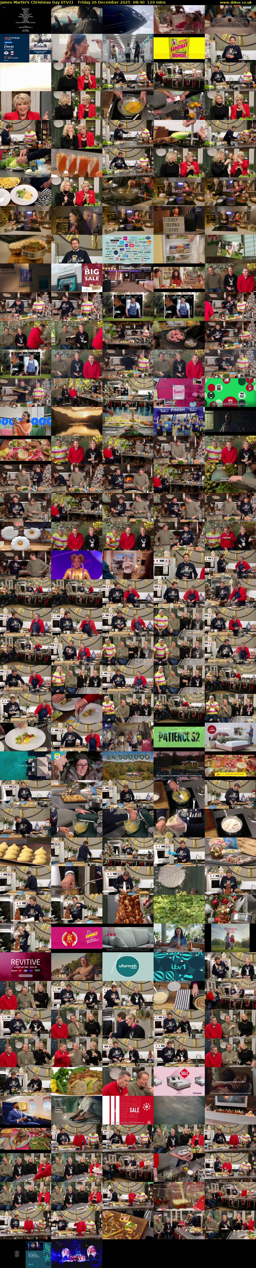 James Martin's Christmas Day (ITV1) Friday 26 December 2025 08:40 - 10:40