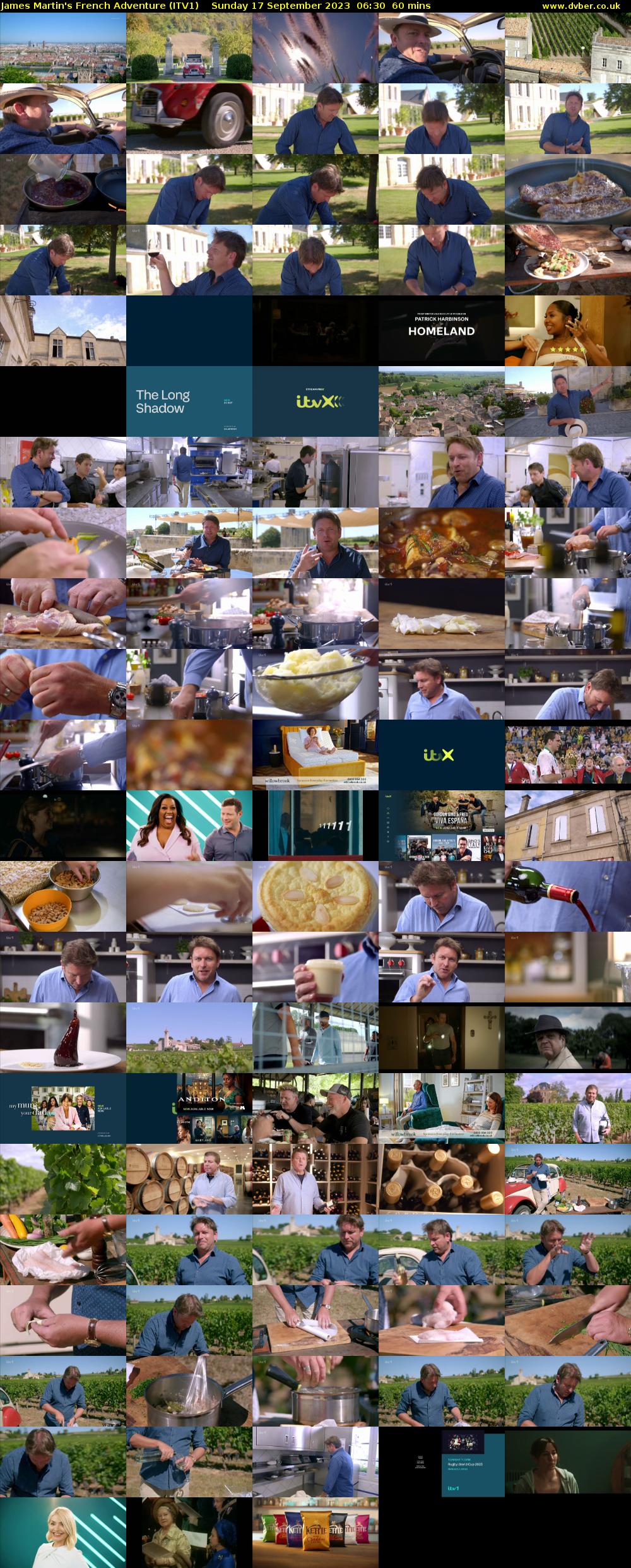 James Martin's French Adventure (ITV1) Sunday 17 September 2023 06:30 - 07:30