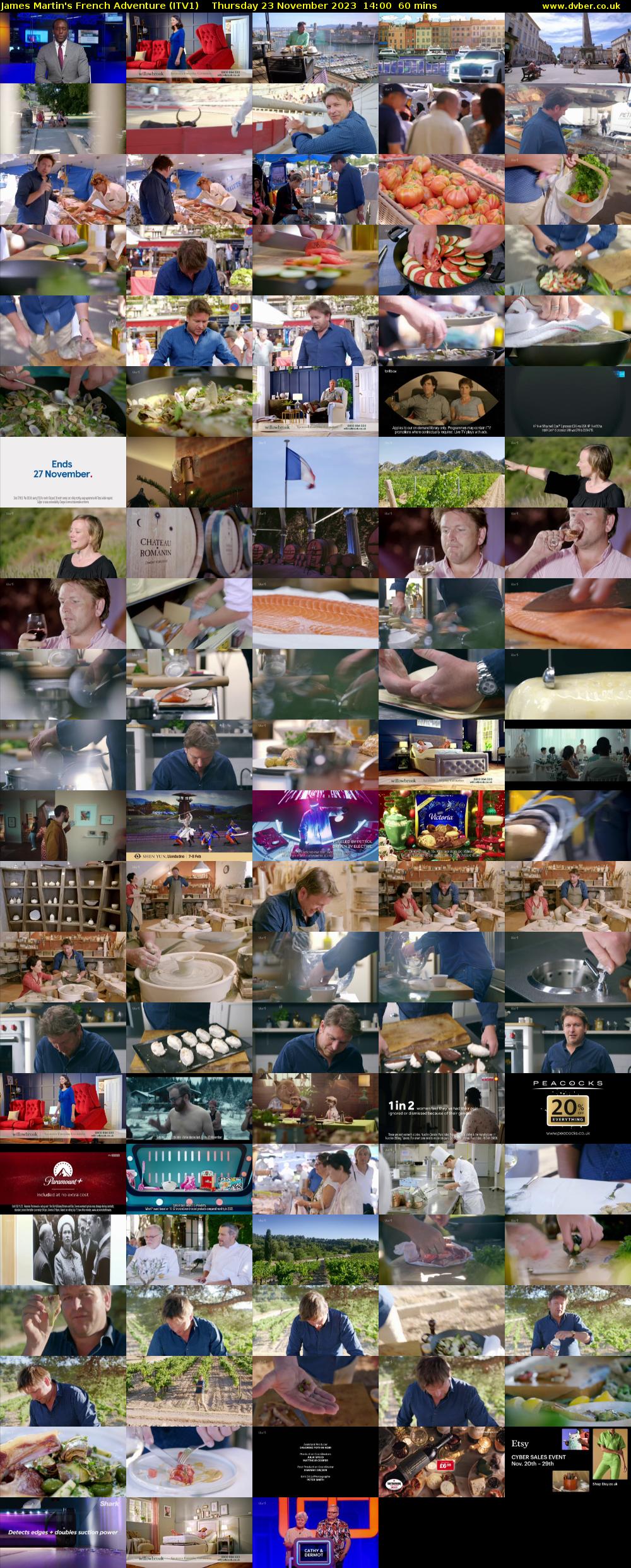 James Martin's French Adventure (ITV1) Thursday 23 November 2023 14:00 - 15:00