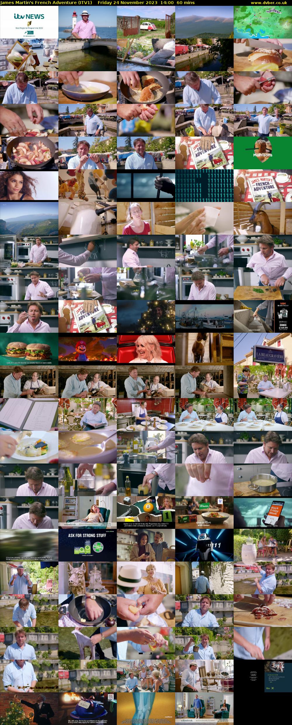 James Martin's French Adventure (ITV1) Friday 24 November 2023 14:00 - 15:00
