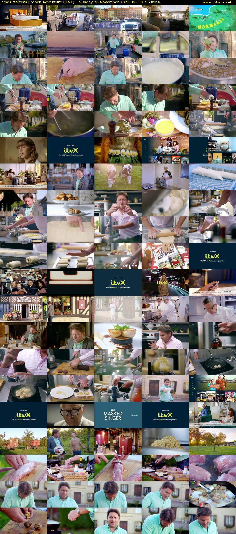 James Martin's French Adventure (ITV1) Sunday 26 November 2023 06:30 - 07:25