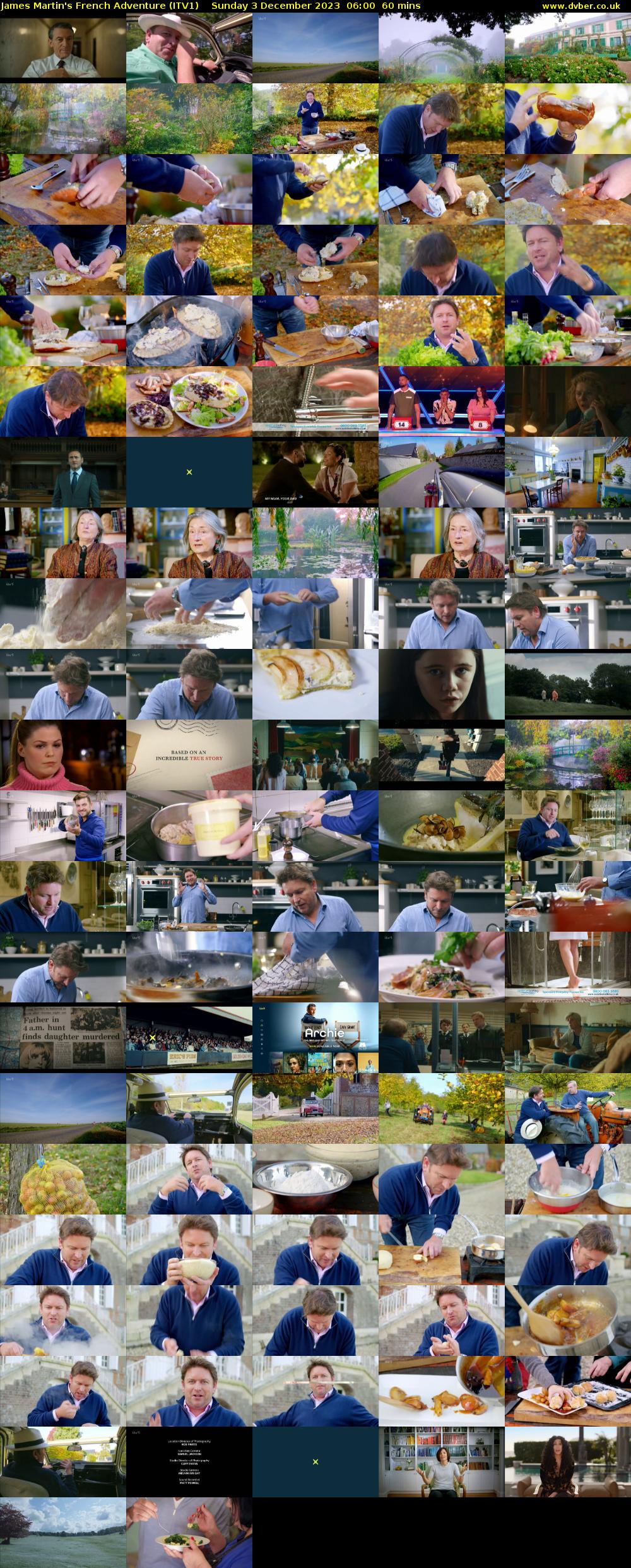 James Martin's French Adventure (ITV1) Sunday 3 December 2023 06:00 - 07:00