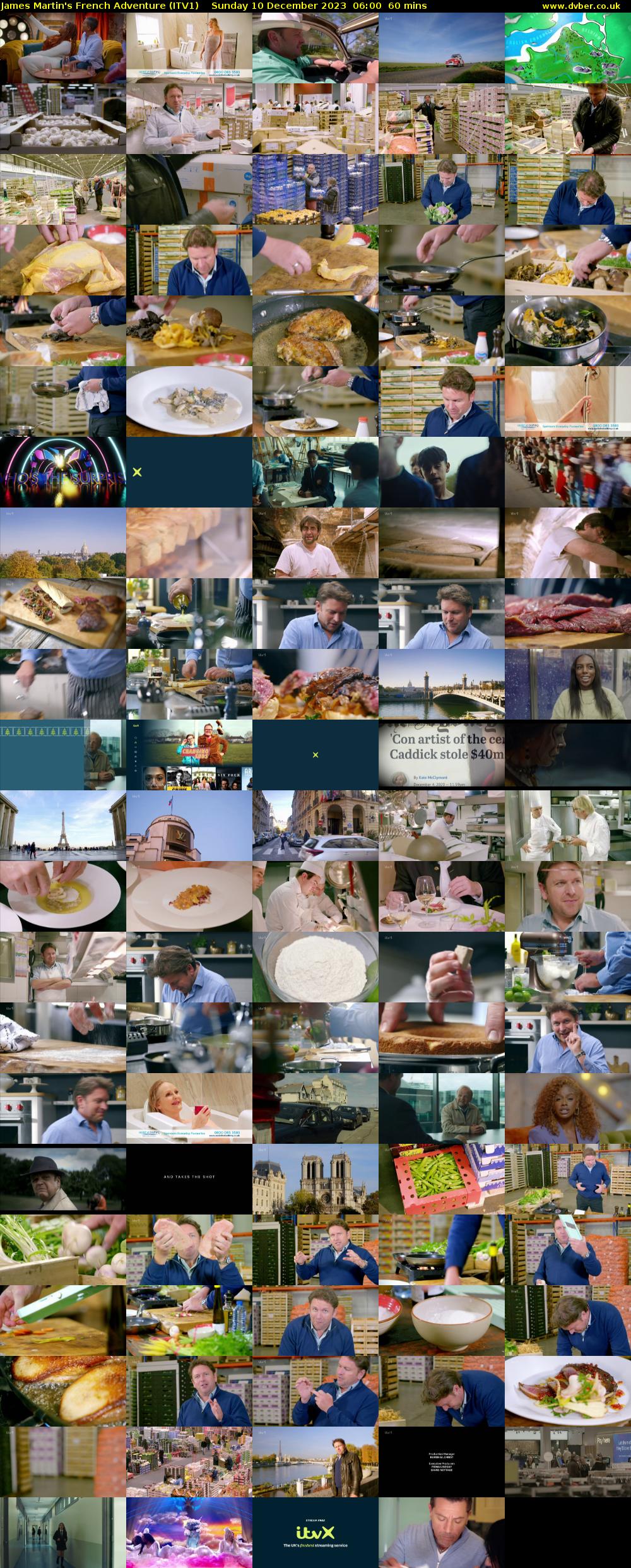 James Martin's French Adventure (ITV1) Sunday 10 December 2023 06:00 - 07:00