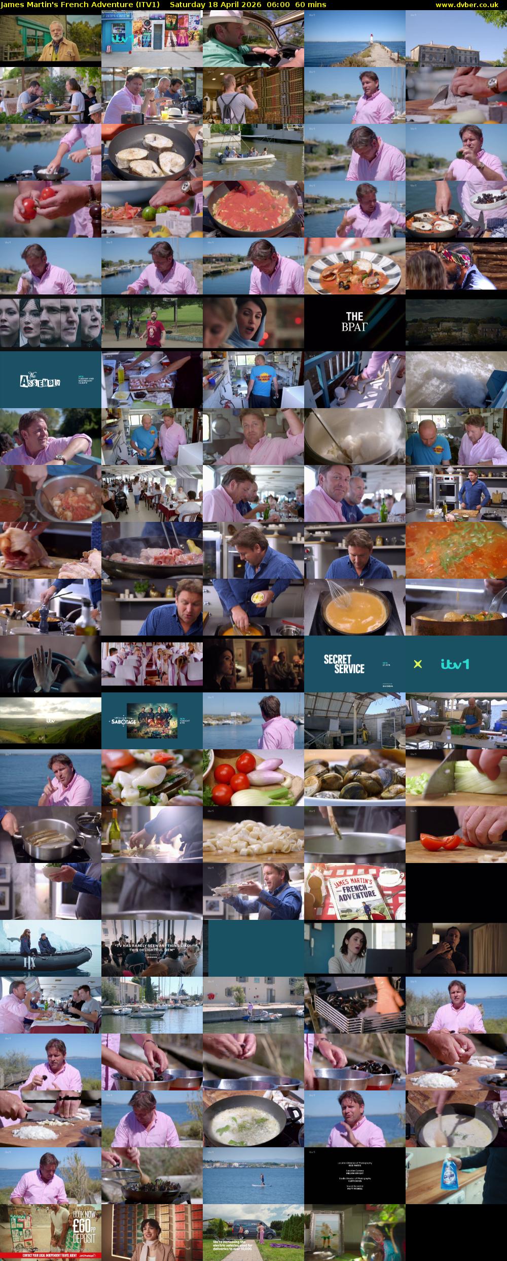 James Martin's French Adventure (ITV1) Saturday 18 April 2026 06:00 - 07:00