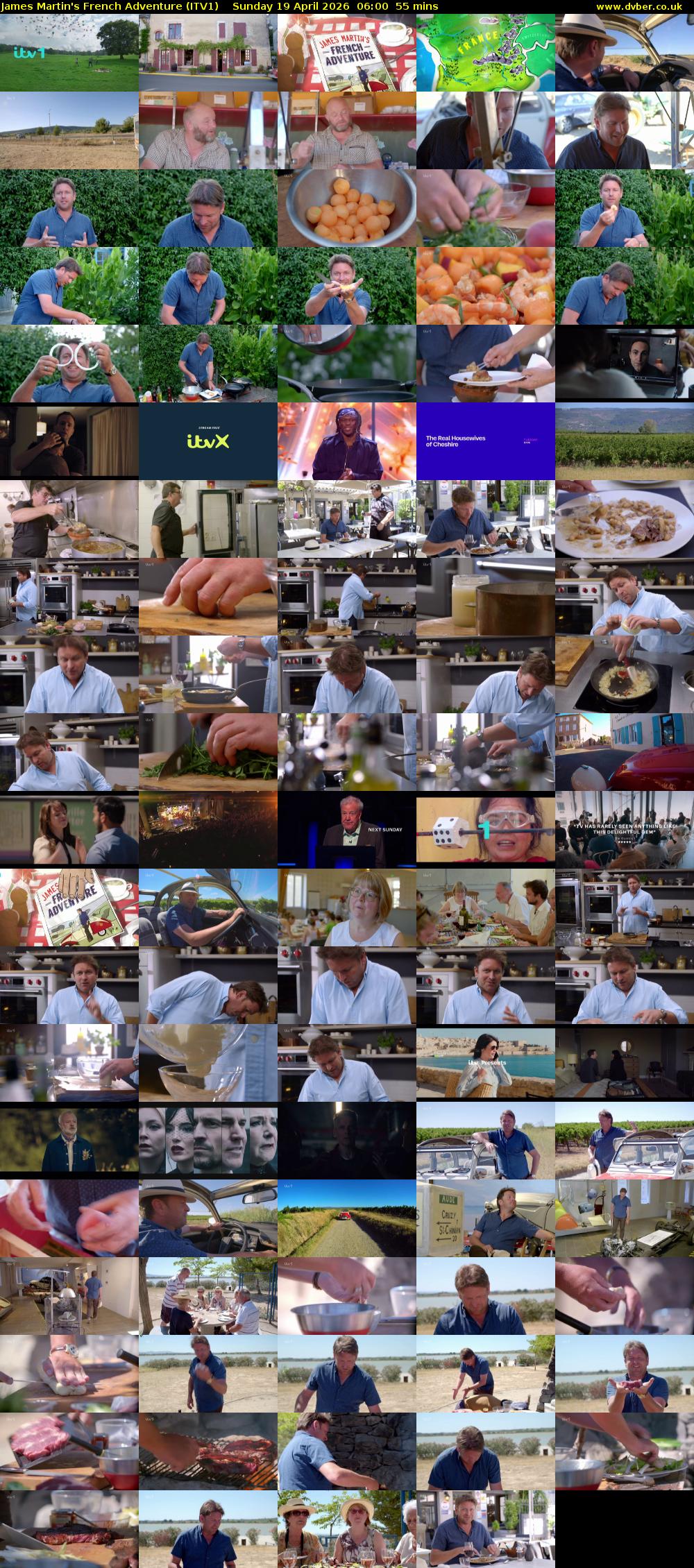 James Martin's French Adventure (ITV1) Sunday 19 April 2026 06:00 - 06:55