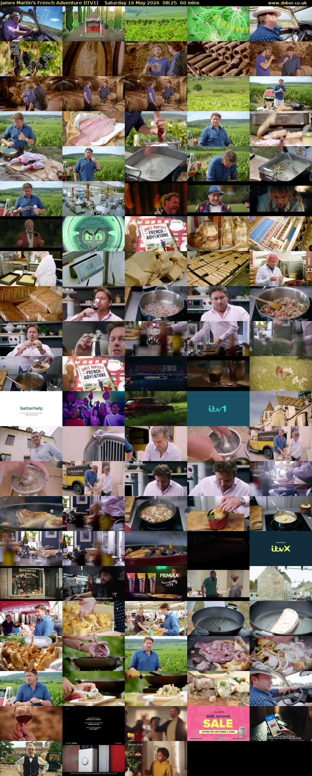 James Martin's French Adventure (ITV1) Saturday 16 May 2026 08:25 - 09:25