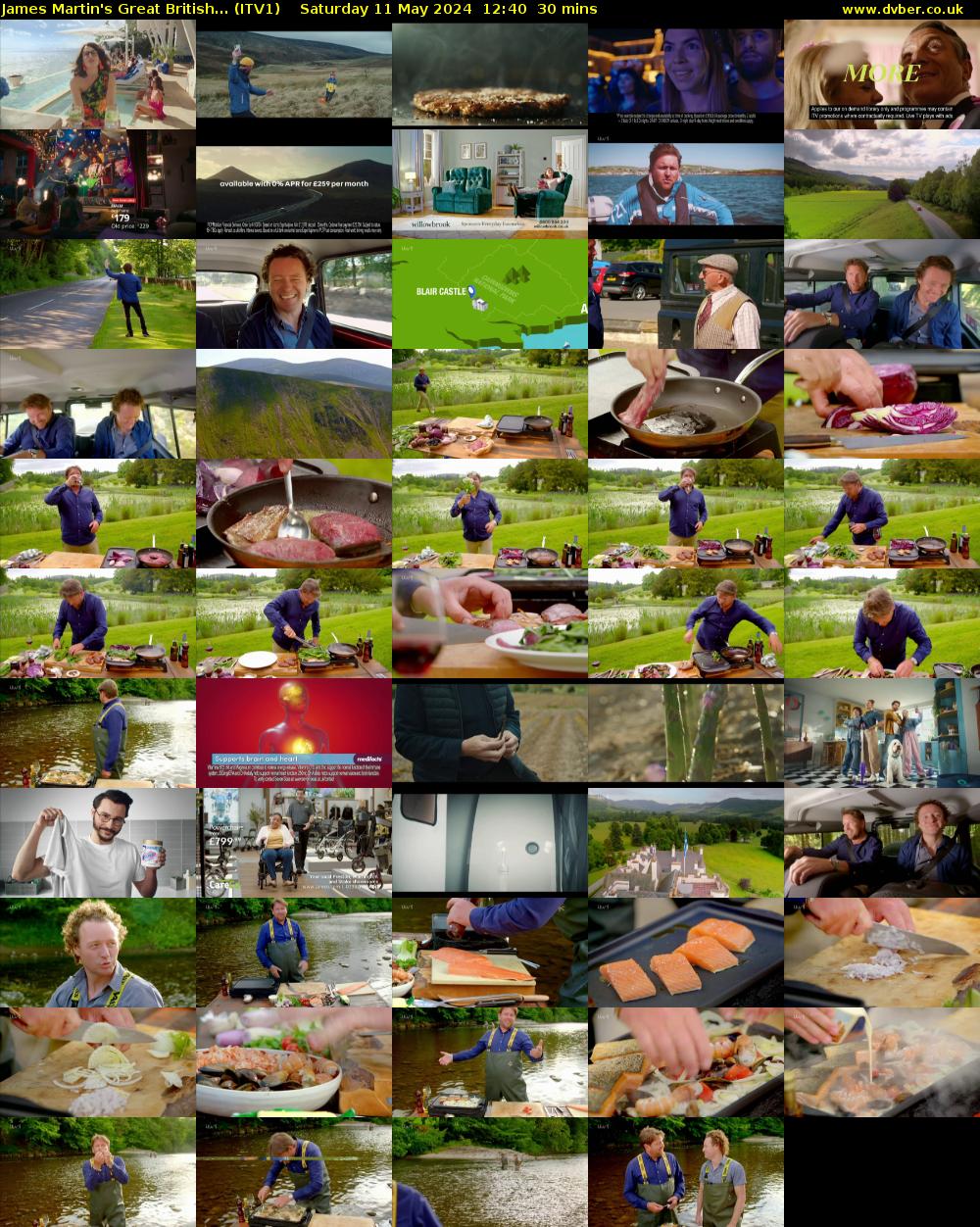 James Martin's Great British... (ITV1) Saturday 11 May 2024 12:40 - 13:10