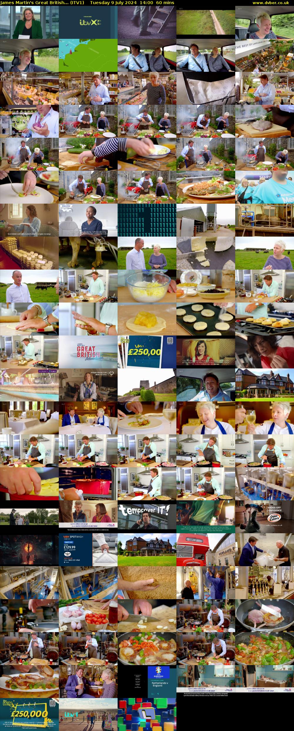 James Martin's Great British... (ITV1) Tuesday 9 July 2024 14:00 - 15:00