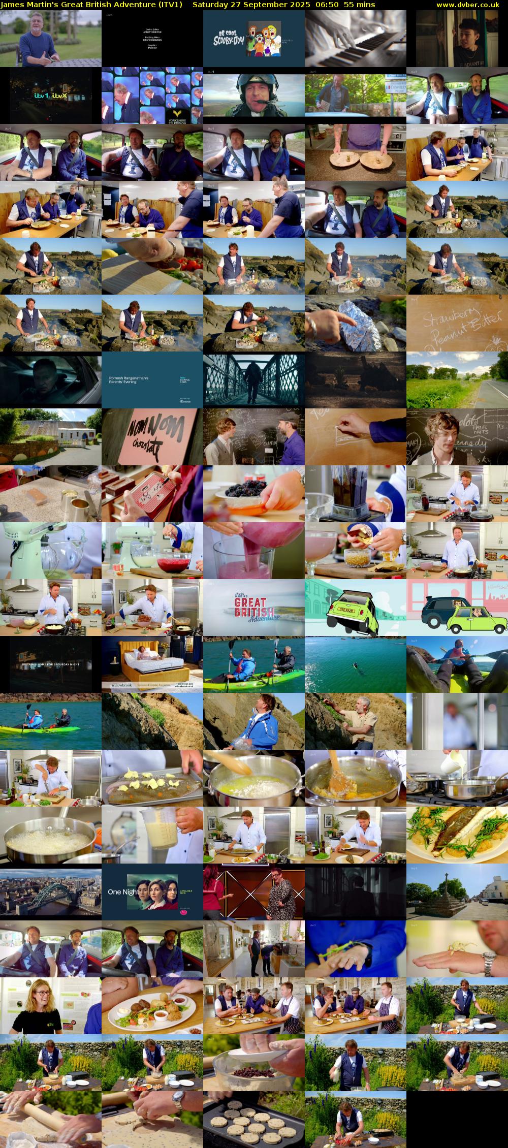 James Martin's Great British Adventure (ITV1) Saturday 27 September 2025 06:50 - 07:45