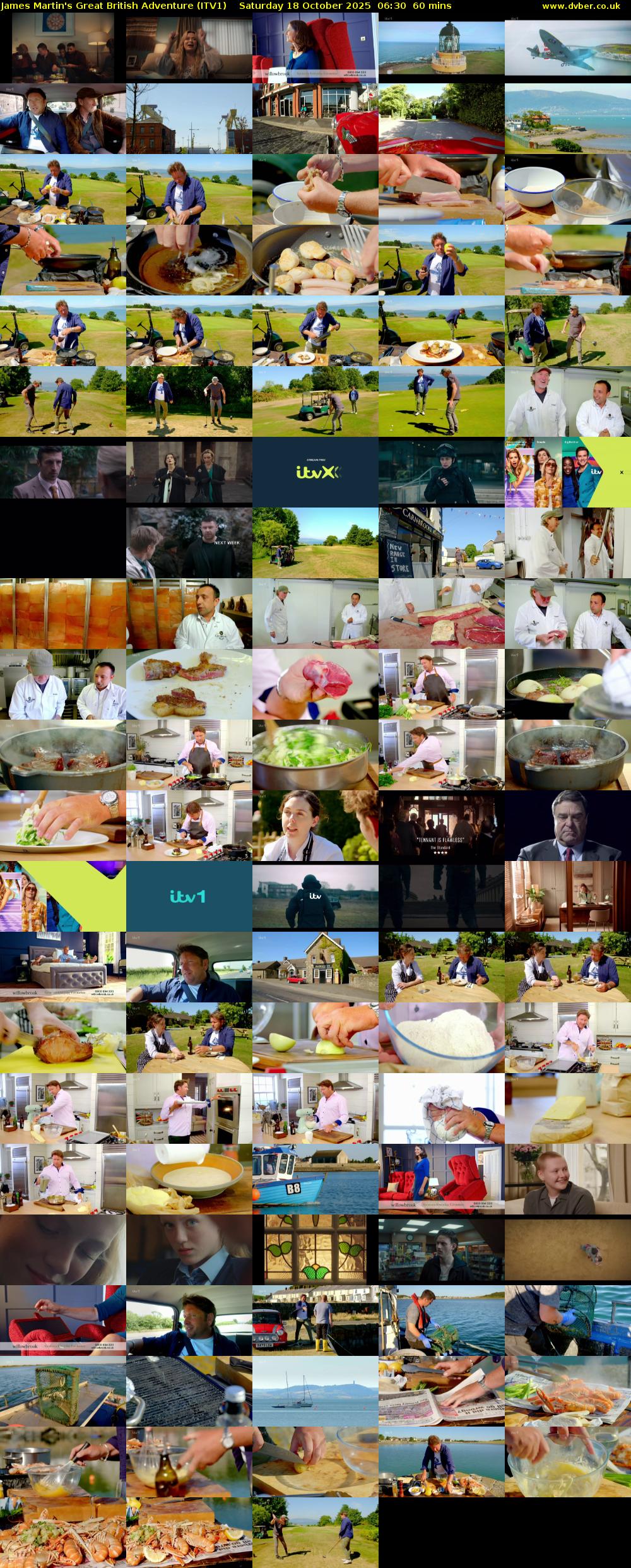 James Martin's Great British Adventure (ITV1) Saturday 18 October 2025 06:30 - 07:30