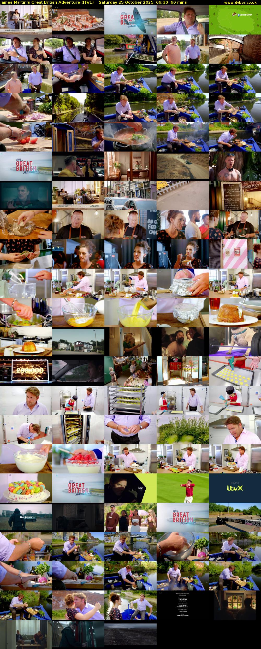 James Martin's Great British Adventure (ITV1) Saturday 25 October 2025 06:30 - 07:30