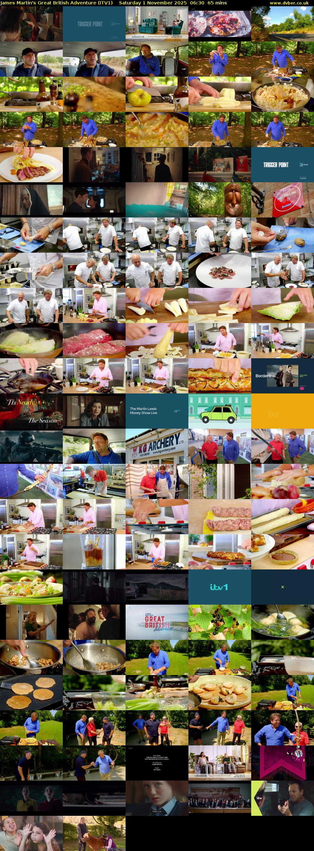 James Martin's Great British Adventure (ITV1) Saturday 1 November 2025 06:30 - 07:35