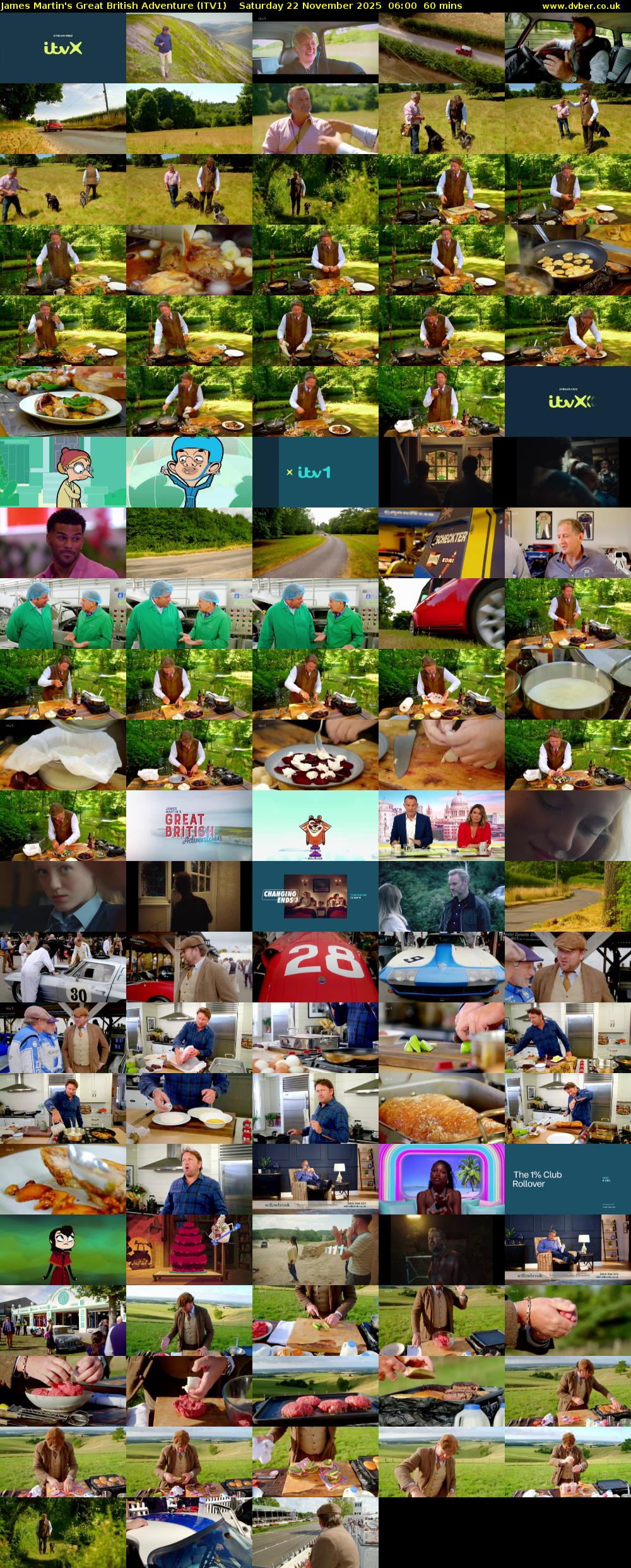 James Martin's Great British Adventure (ITV1) Saturday 22 November 2025 06:00 - 07:00