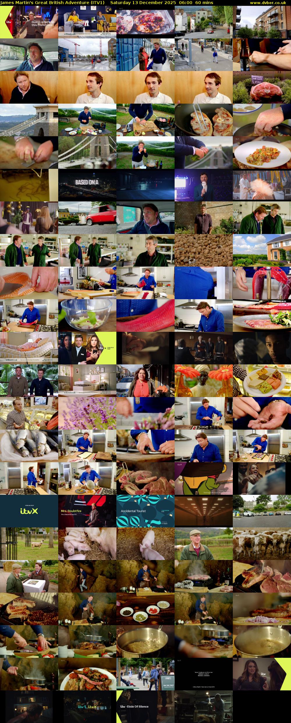 James Martin's Great British Adventure (ITV1) Saturday 13 December 2025 06:00 - 07:00