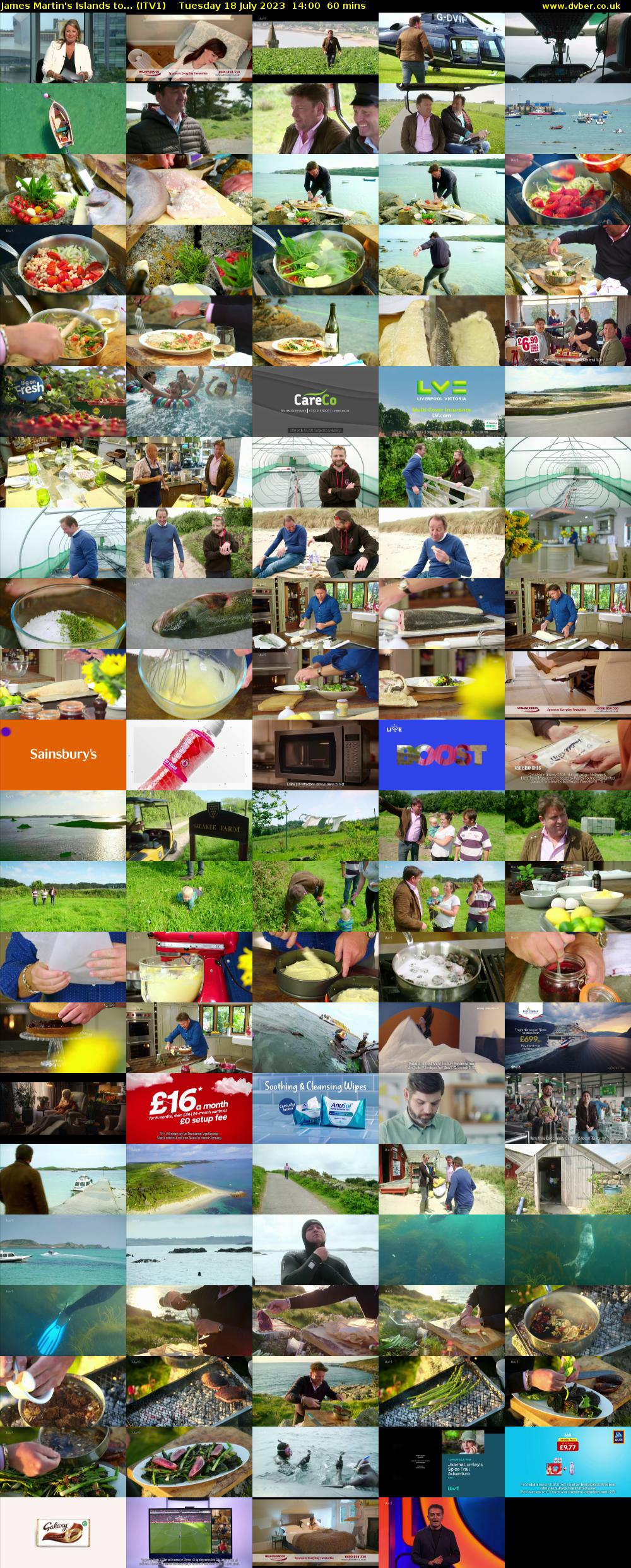James Martin's Islands to... (ITV1) Tuesday 18 July 2023 14:00 - 15:00