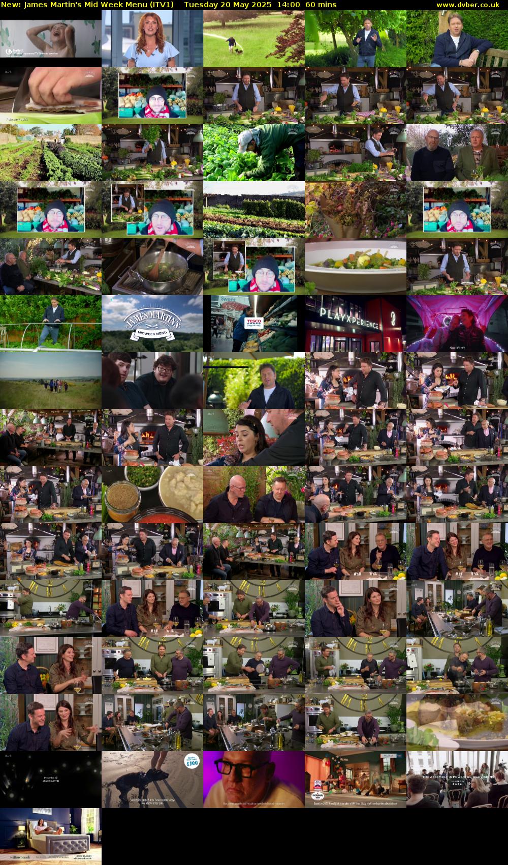 James Martin's Mid Week Menu (ITV1) Tuesday 20 May 2025 14:00 - 15:00