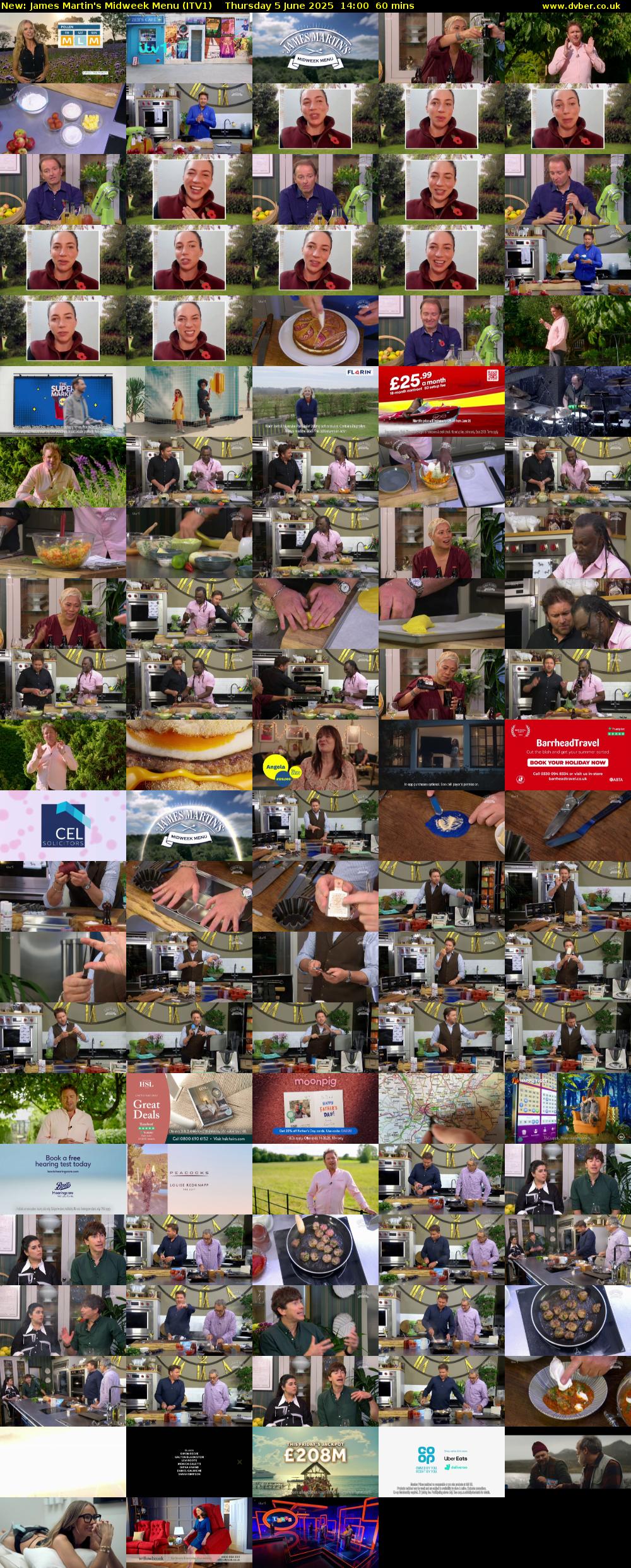 James Martin's Midweek Menu (ITV1) Thursday 5 June 2025 14:00 - 15:00