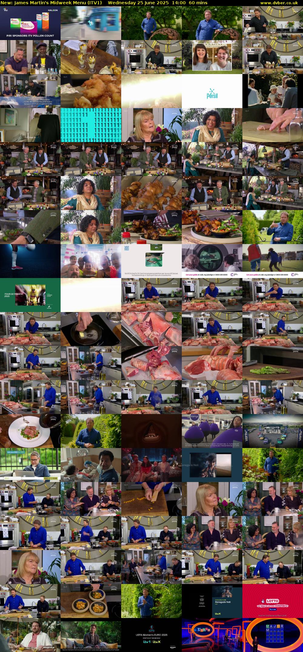 James Martin's Midweek Menu (ITV1) Wednesday 25 June 2025 14:00 - 15:00