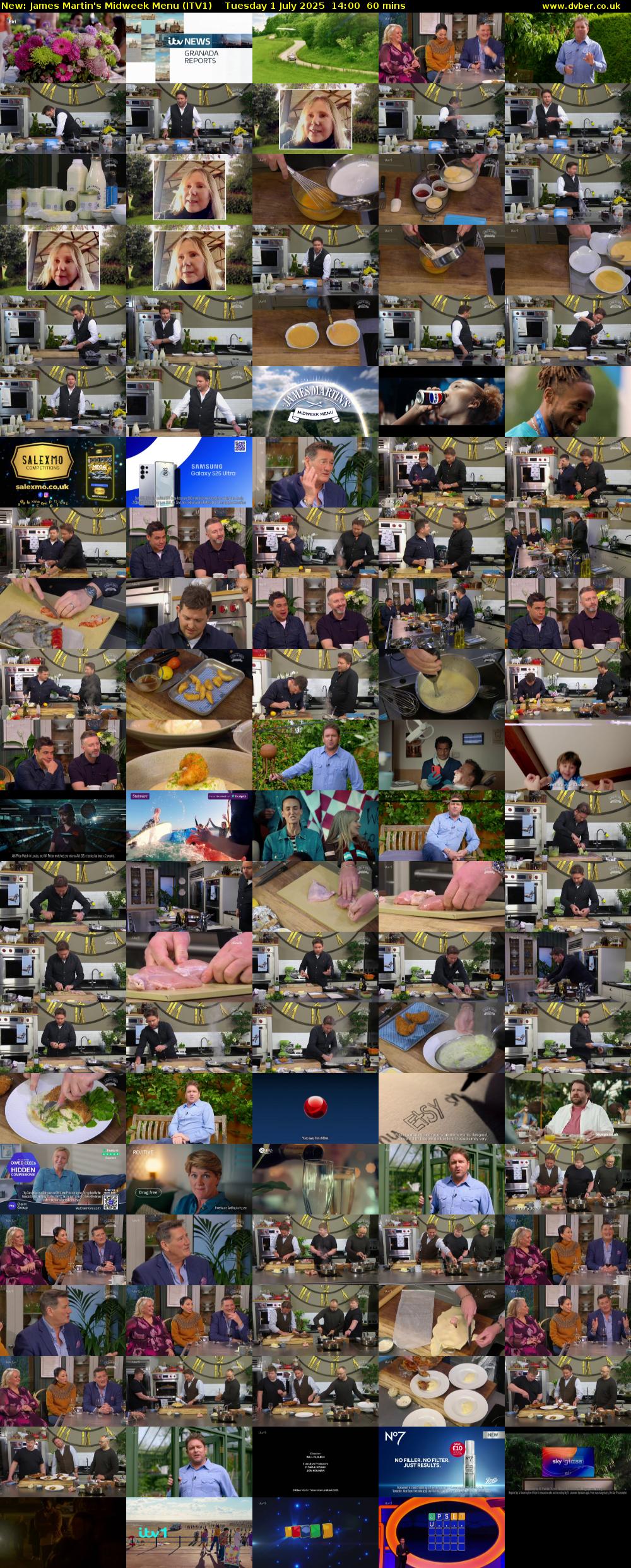 James Martin's Midweek Menu (ITV1) Tuesday 1 July 2025 14:00 - 15:00