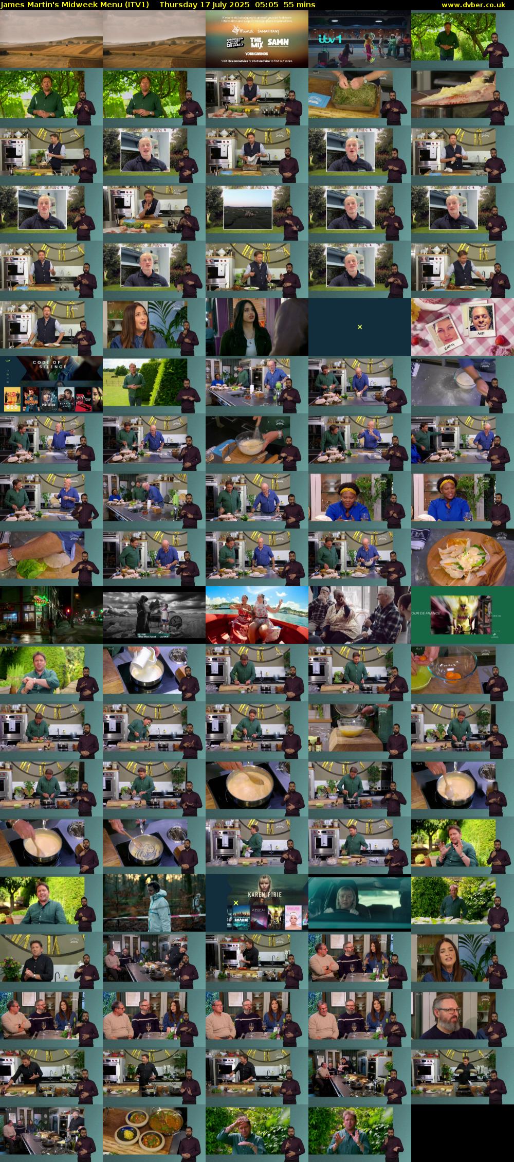 James Martin's Midweek Menu (ITV1) Thursday 17 July 2025 05:05 - 06:00