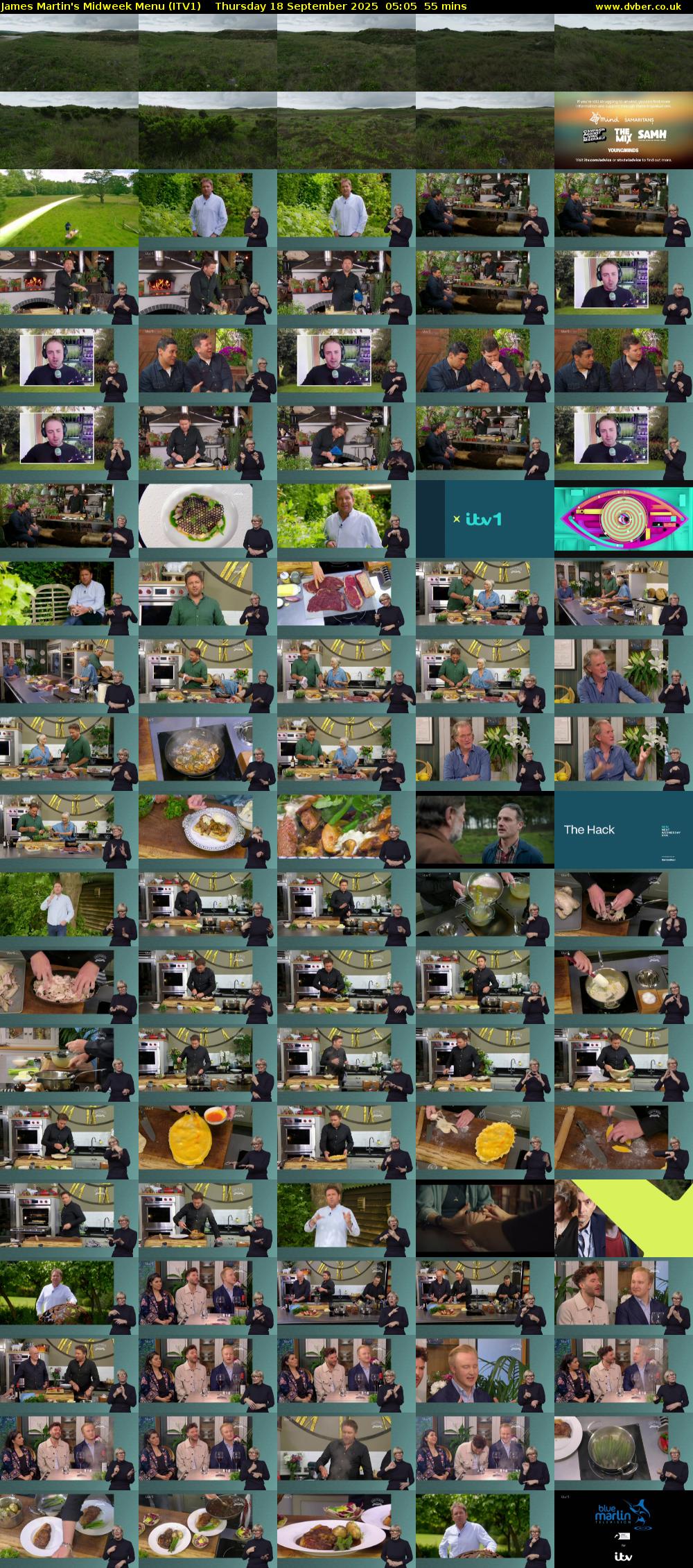 James Martin's Midweek Menu (ITV1) Thursday 18 September 2025 05:05 - 06:00