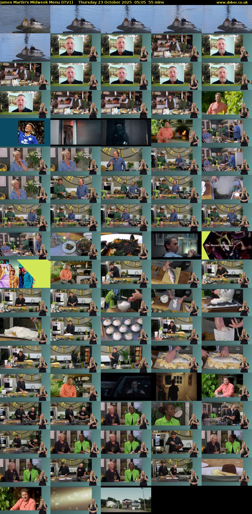 James Martin's Midweek Menu (ITV1) Thursday 23 October 2025 05:05 - 06:00