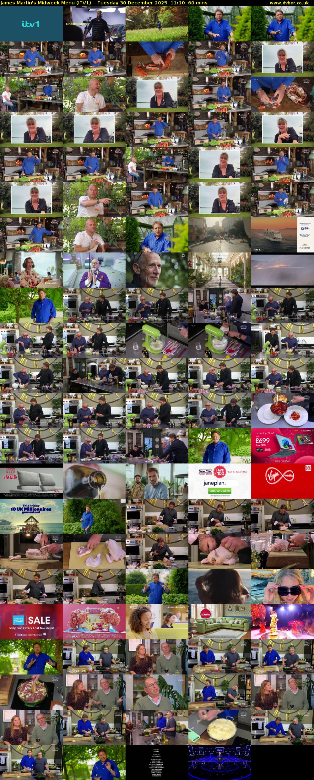 James Martin's Midweek Menu (ITV1) Tuesday 30 December 2025 11:10 - 12:10