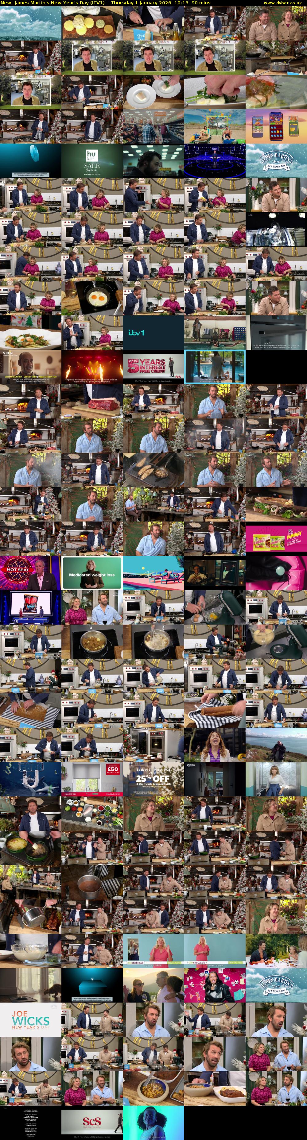 James Martin's New Year's Day (ITV1) Thursday 1 January 2026 10:15 - 11:45