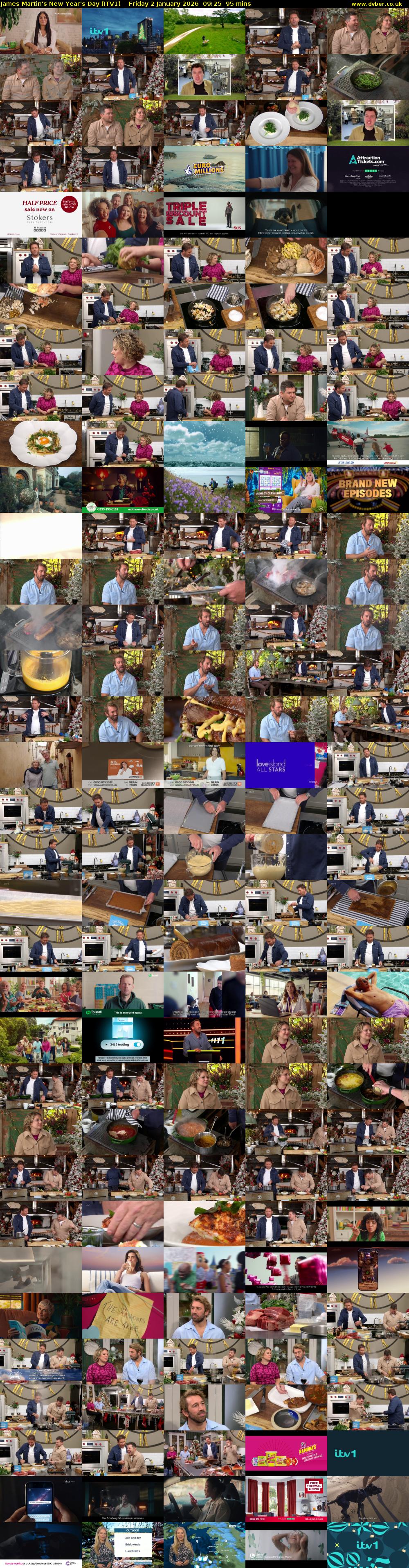 James Martin's New Year's Day (ITV1) Friday 2 January 2026 09:25 - 11:00