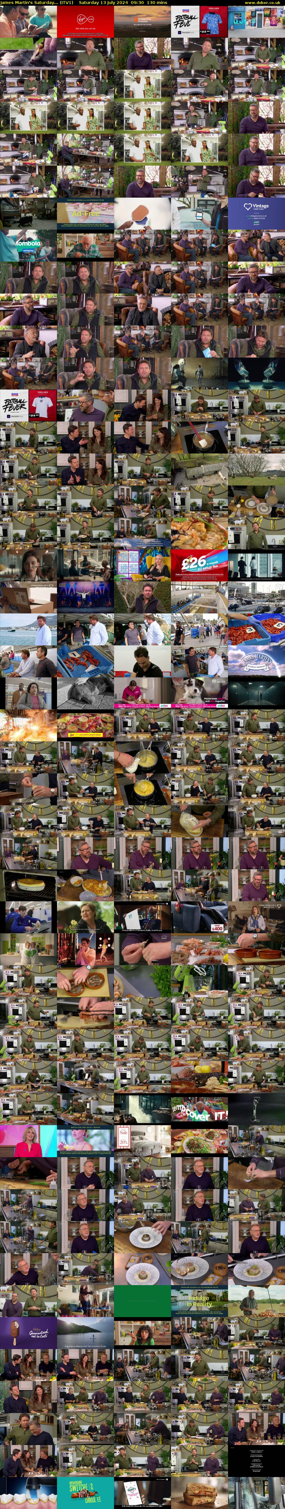 James Martin's Saturday... (ITV1) Saturday 13 July 2024 09:30 - 11:40